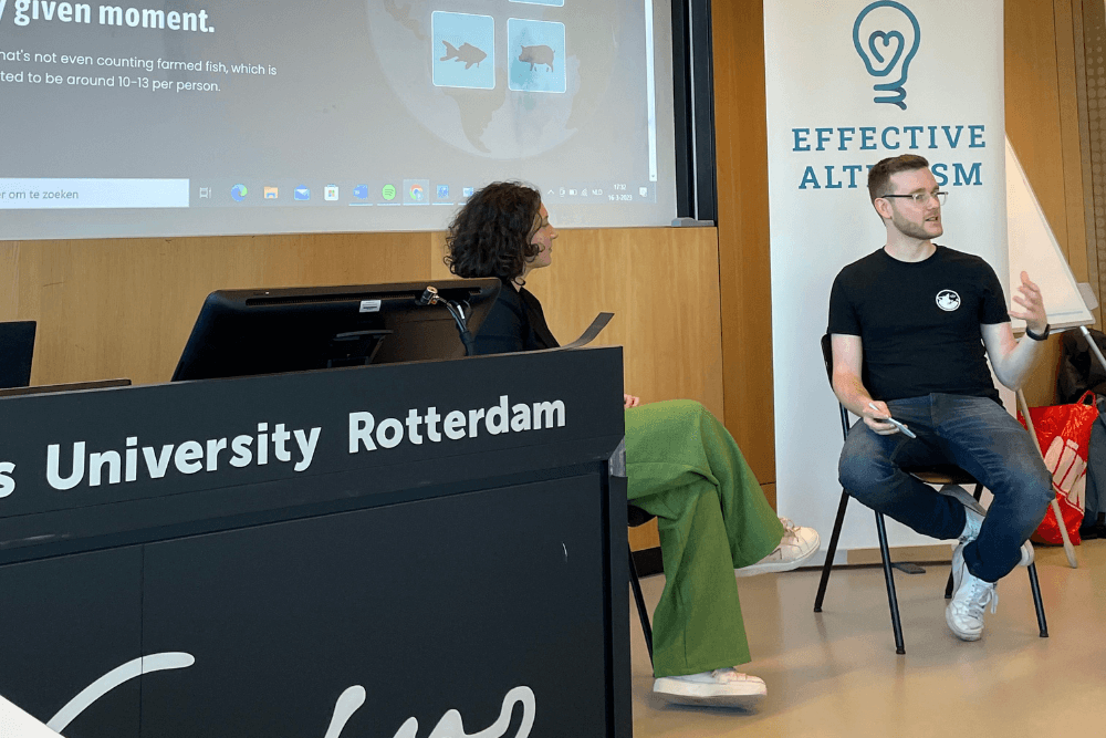 James Morgan at Erasmus University in Rotterdam